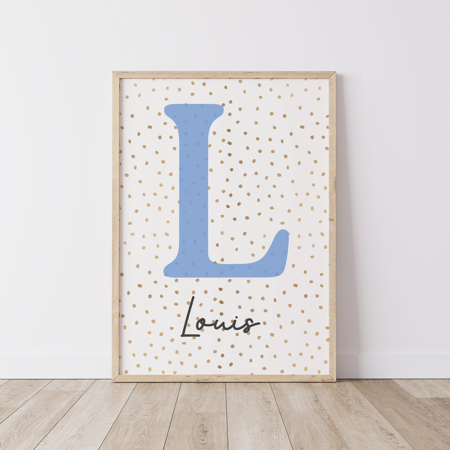 Personalised Nursery Initial Print