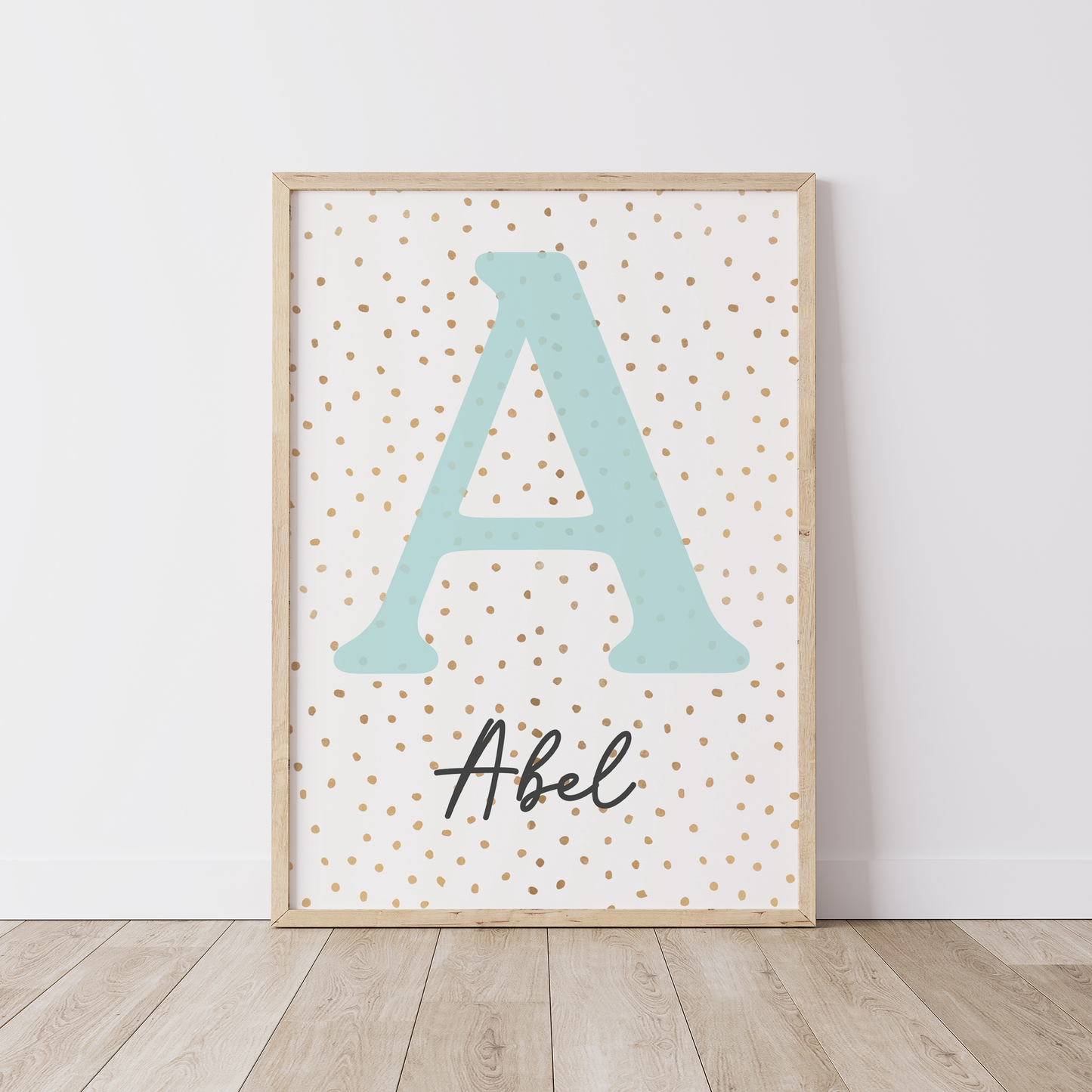 Personalised Nursery Initial Print